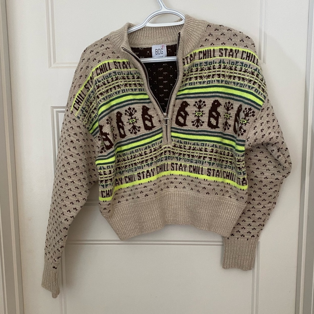 BDG Urban Outfitters Jesse half zip Sweater